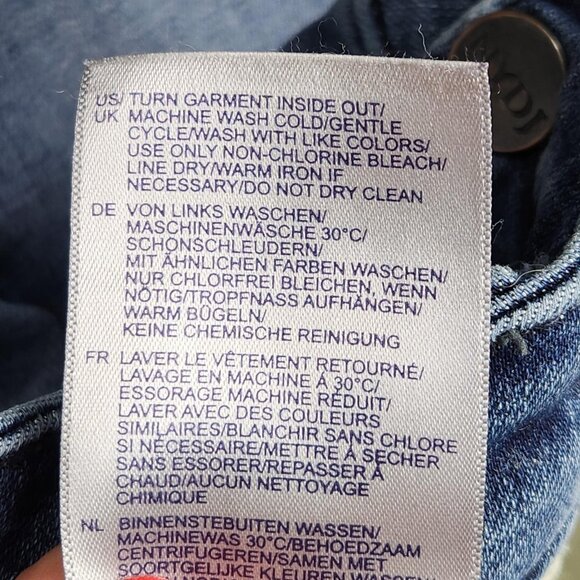 NYDJ Jeans Womens 4 Blue Sheri Slim Medium Wash Mid Rise Lift Tuck Stretch Denim - Picture 12 of 12